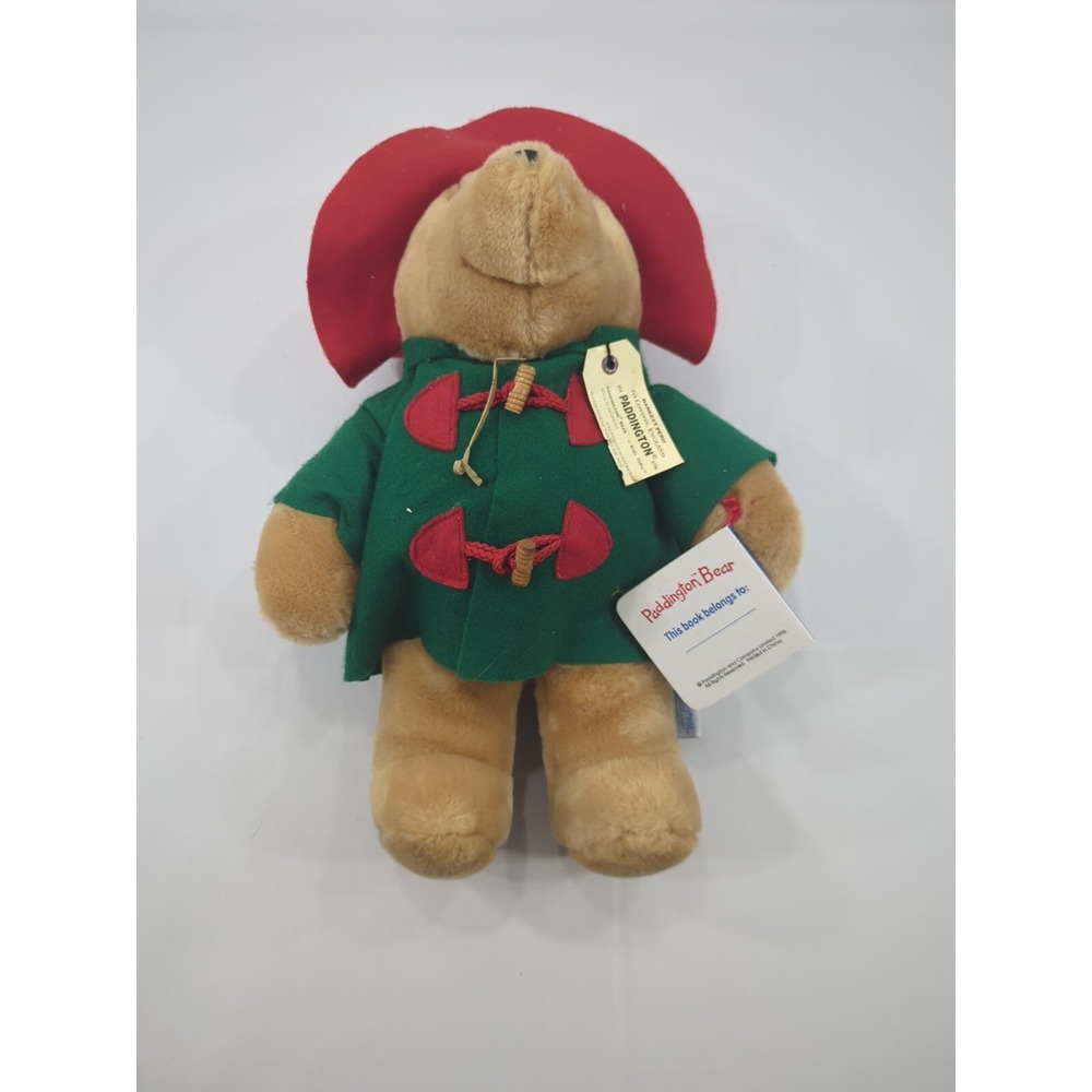 Vintage Paddington Bear Darkest Peru To London England Eden‎ Toys 14" Plush
